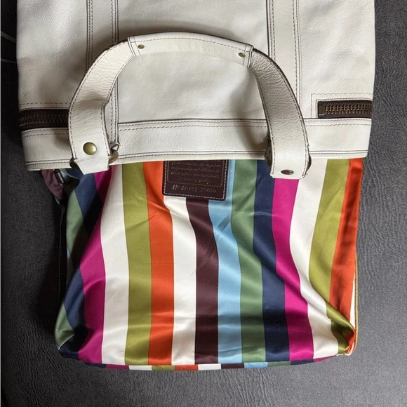 Coach Legacy 65th Anniversary Gigi Tote White Leather Shoulder Bag | 10650 - Picture 11 of 16